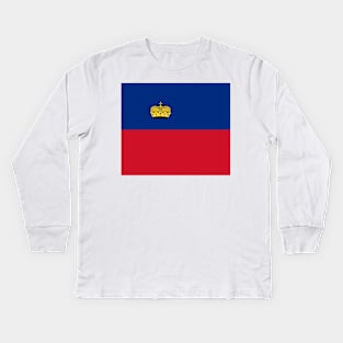 Liechtenstein flag Kids Long Sleeve T-Shirt